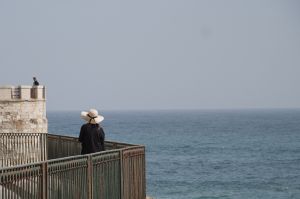 Marie looking to one of the largest fetch of the Mediterranean Sea