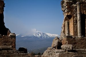 Etna from the Ancient theatre